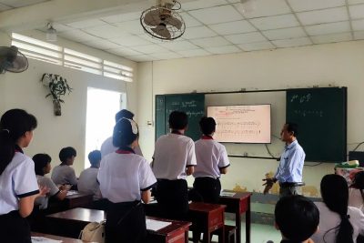 DỰ GIỜ BÀI HỌC MINH HỌA MÔN ÂM NHẠC 8