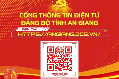 MÃ QR – CỔNG THÔNG TIN ĐIỆN TỬ ĐẢNG BỘ TỈNH AN GIANG