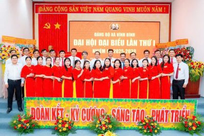 THAM GIA ĐẠI HỘI ĐẢNG XÃ VĨNH BÌNH NHIỆM KỲ 2025-2030