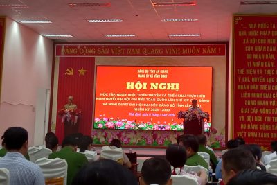 HỌC TẬP TIẾP THU NGHỊ QUYẾT ĐẠI HỘI ĐẠI BIỂU TOÀN QUỐC VÀ CỦA TỈNH AN GIANG